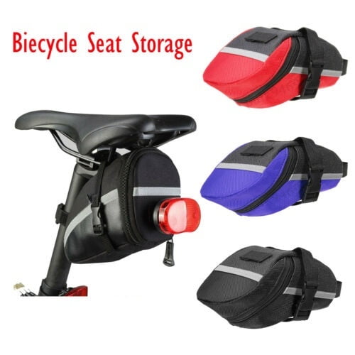 Bicycle Bike Waterproof Saddle Bag Tail Rear Cycling Seat Pouch Storage Outdoor